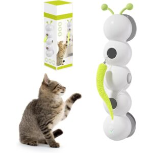 Gusano Interactivo con Ventosa para Gatos - ¡Horas de Juego Solo!