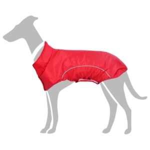 Impermeable para Perro con Rayas Reflectantes Poliéster S